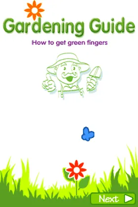 Gardening Guide - How to Get Green Fingers (Europe) (En,Fr,De) screen shot title